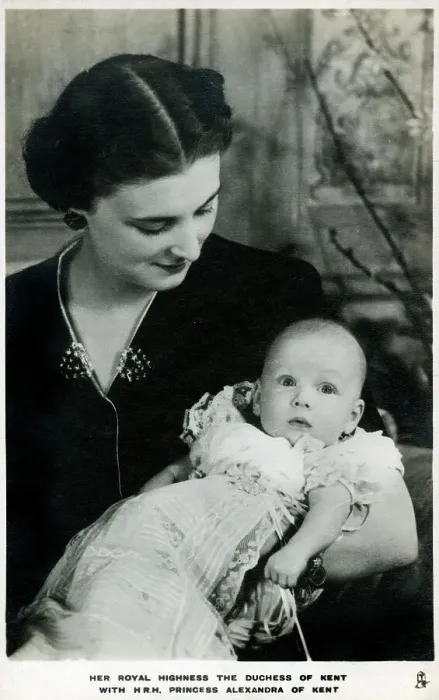 Framed Print : Princess Alexandra with her Mother Princess Marina Framed Print : Princess Alexandra with her Mother Princess Marina