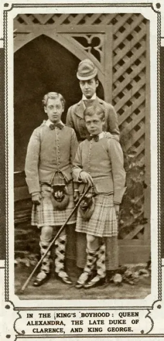 Framed Print : Princess Alexandra of Wales with her two eldest sons Framed Print : Princess Alexandra of Wales with her two eldest sons
