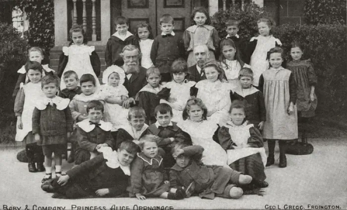 Framed Print : Princess Alice Orphanage, Sutton Coldfield - Group of Childr Framed Print : Princess Alice Orphanage, Sutton Coldfield - Group of Childr
