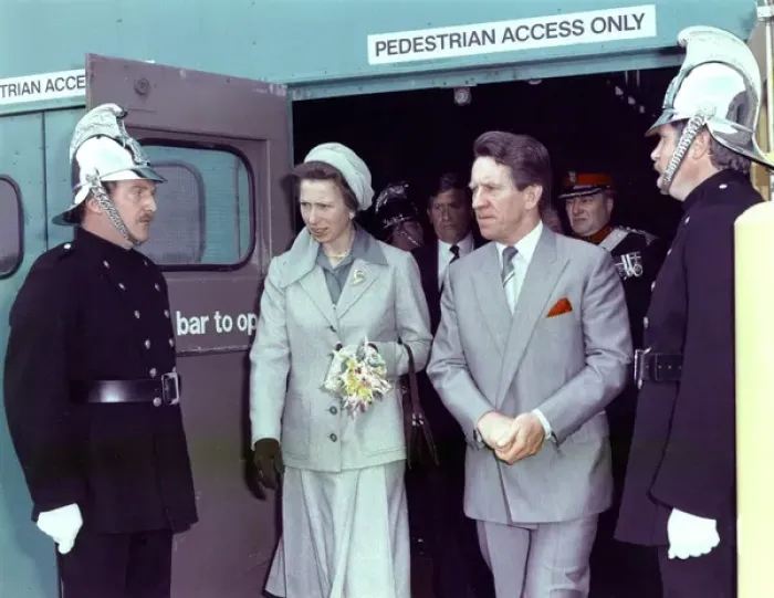 Framed Print : Princess Anne at the Birmingham Fire Show Framed Print : Princess Anne at the Birmingham Fire Show