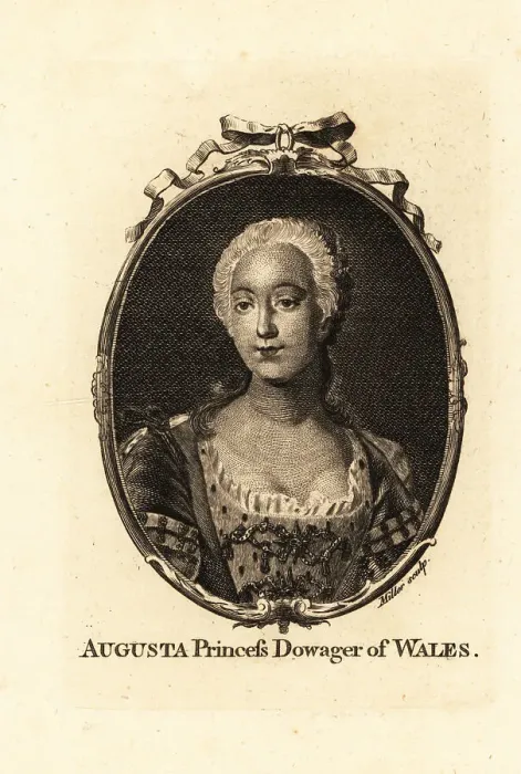 Framed Print : Princess Augusta of Saxe-Gotha-Altenburg Framed Print : Princess Augusta of Saxe-Gotha-Altenburg