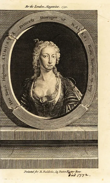 Framed Print : Princess Augusta of Saxe-Gotha-Altenburg Framed Print : Princess Augusta of Saxe-Gotha-Altenburg