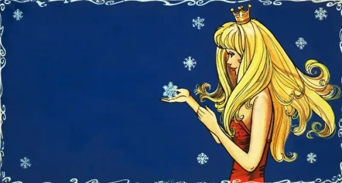 Framed Print : Princess catching snowflake Framed Print : Princess catching snowflake