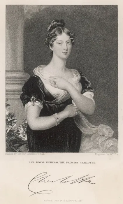 Framed Print : Princess Charlotte (Fry) Framed Print : Princess Charlotte (Fry)