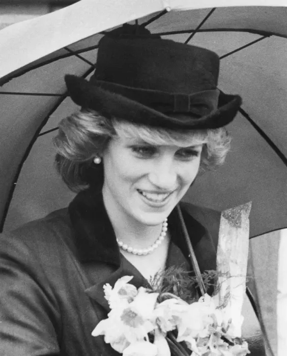 Framed Print : Princess Diana visiting St Columb, Cornwall Framed Print : Princess Diana visiting St Columb, Cornwall