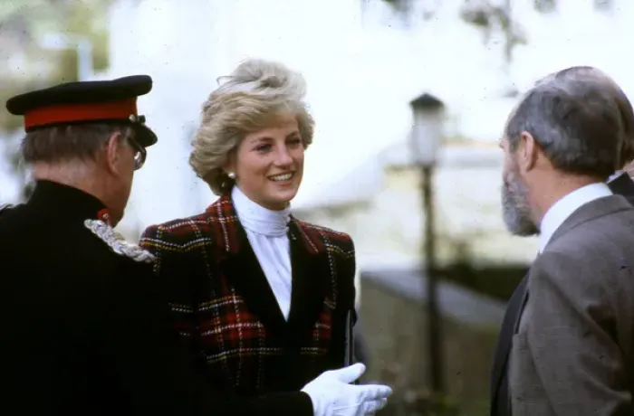 Framed Print : Princess Diana visiting Truro, Cornwall Framed Print : Princess Diana visiting Truro, Cornwall