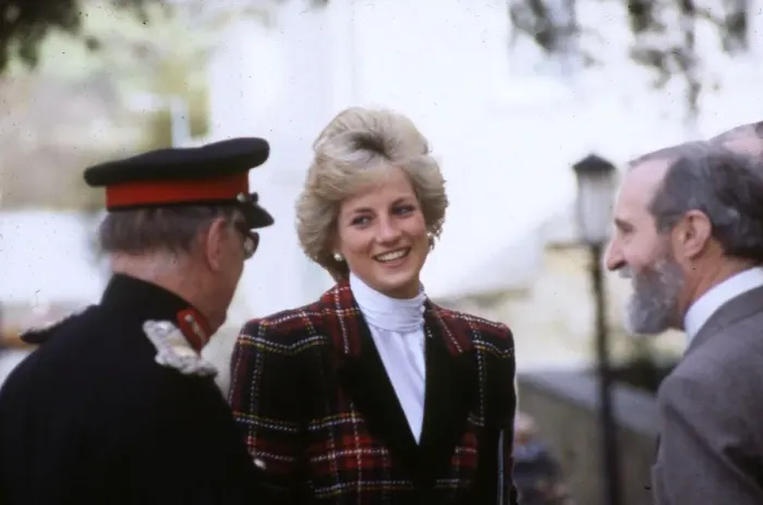 Framed Print : Princess Diana visiting Truro, Cornwall Framed Print : Princess Diana visiting Truro, Cornwall