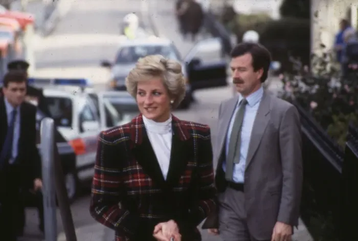 Framed Print : Princess Diana visiting Truro, Cornwall Framed Print : Princess Diana visiting Truro, Cornwall