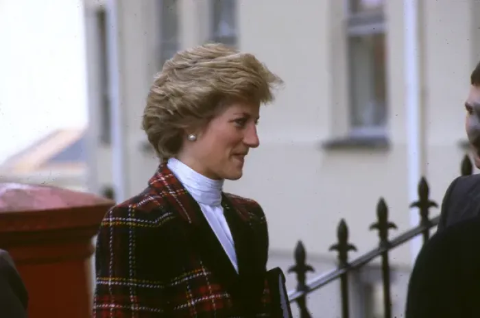 Framed Print : Princess Diana visiting Truro, Cornwall Framed Print : Princess Diana visiting Truro, Cornwall
