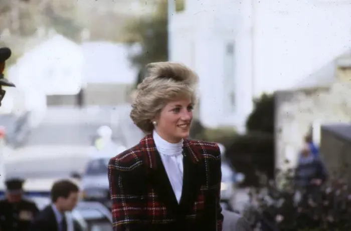 Framed Print : Princess Diana visiting Truro, Cornwall Framed Print : Princess Diana visiting Truro, Cornwall