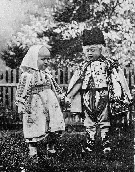 Princess Elisaveta and Prince Carol of Romania