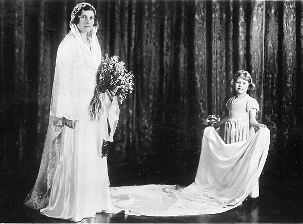 Princess Elizabeth as a bridesmaid