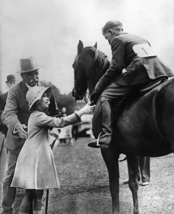 Framed Print : Princess Elizabeth at a gymkhana Framed Print : Princess Elizabeth at a gymkhana