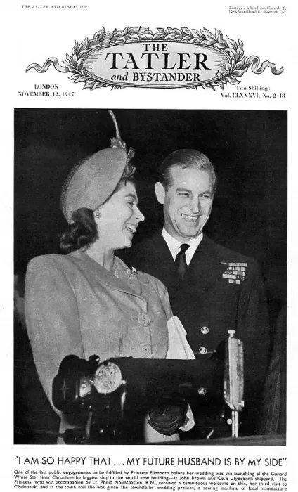 Framed Print : Princess Elizabeth and Lieutenant Philip Mountbatten Framed Print : Princess Elizabeth and Lieutenant Philip Mountbatten