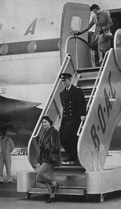 Framed Print : Princess Elizabeth and Prince Philip in Canada Framed Print : Princess Elizabeth and Prince Philip in Canada