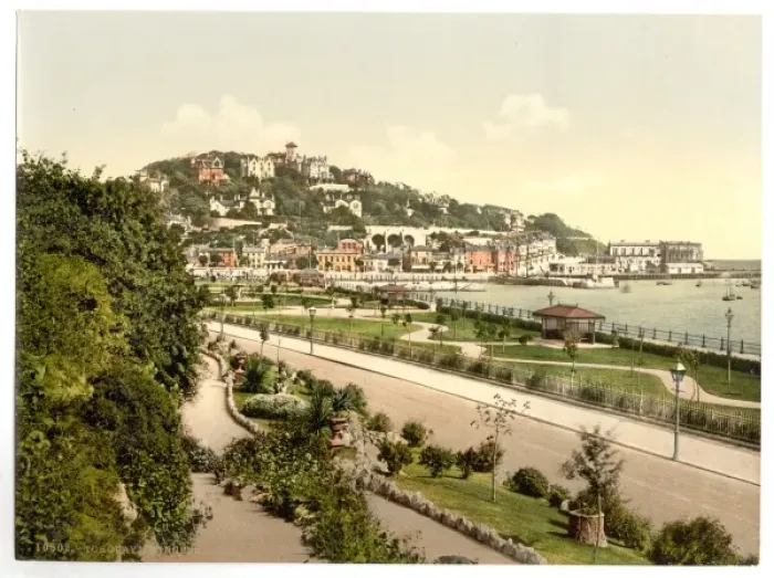 Framed Print : Princess Gardens, Torquay, England Framed Print : Princess Gardens, Torquay, England