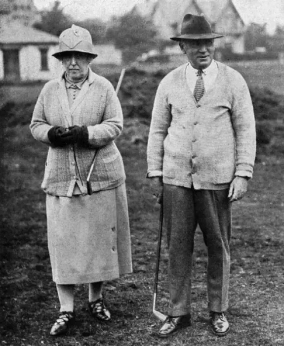 Framed Print : Princess Helena Victoria playing golf at North Berwick Framed Print : Princess Helena Victoria playing golf at North Berwick