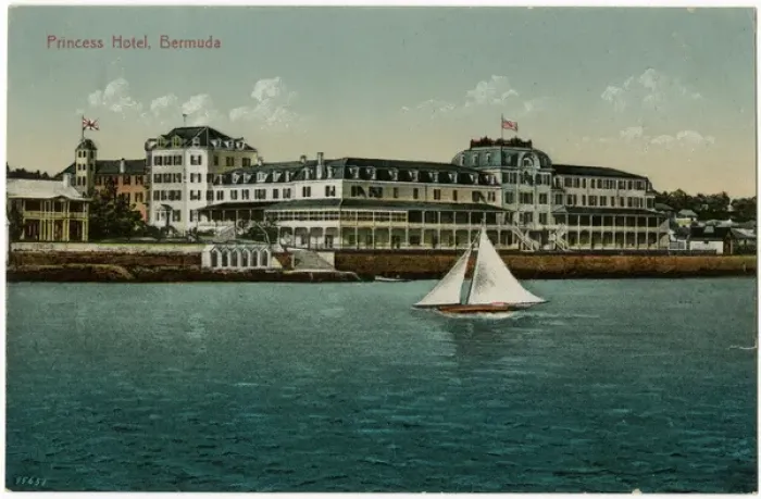 Framed Print : Princess Hotel - Hamilton, Bermuda Framed Print : Princess Hotel - Hamilton, Bermuda