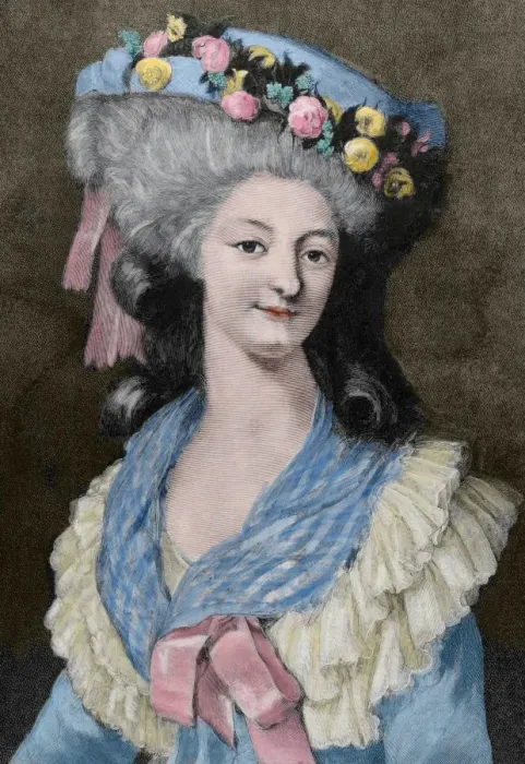 Framed Print : Princess Marie Louise of Savoy (1749-1792). Confidante of Qu