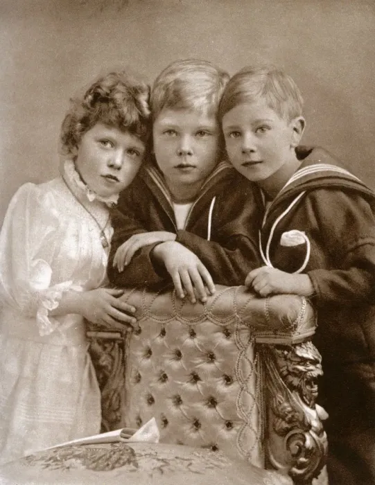 Framed Print : Princess Mary, Prince Edward and Prince Albert Framed Print : Princess Mary, Prince Edward and Prince Albert