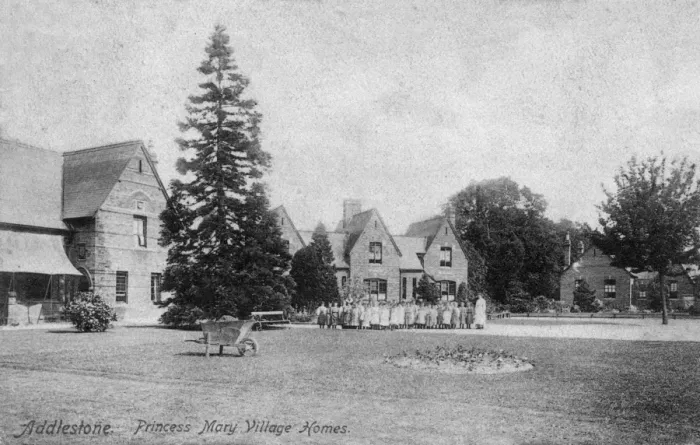 Framed Print : Princess Mary Village Homes, Addlestone, Surrey Framed Print : Princess Mary Village Homes, Addlestone, Surrey