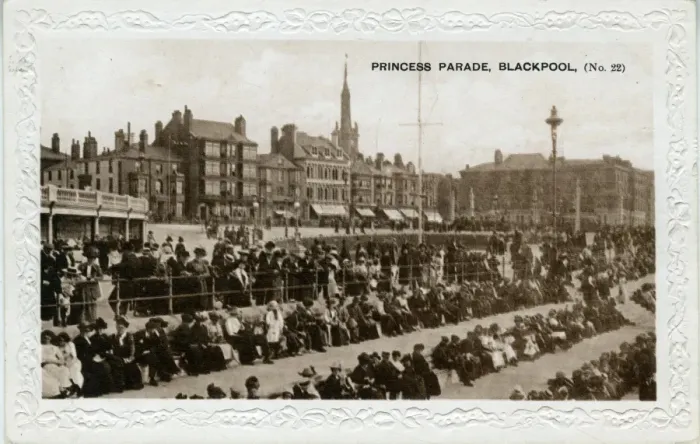 Framed Print : Princess Parade, Blackpool, Lancashire Framed Print : Princess Parade, Blackpool, Lancashire