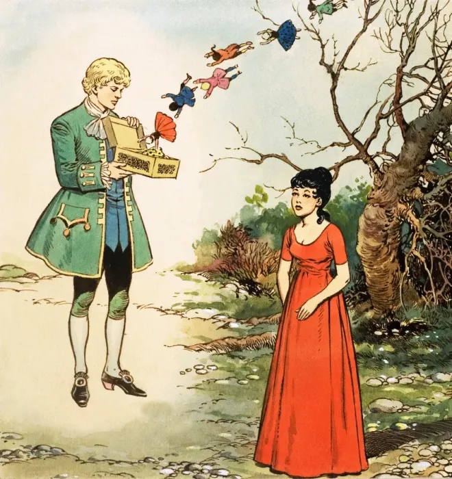 Framed Print : Princess Petal and the Green Page Framed Print : Princess Petal and the Green Page