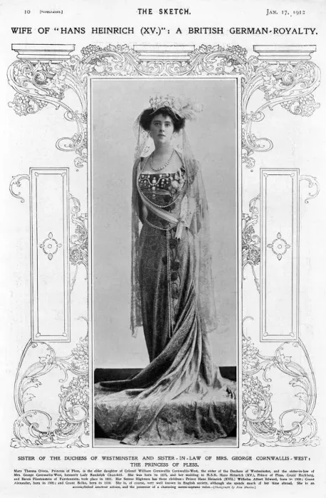 Framed Print : The Princess of Pless Framed Print : The Princess of Pless