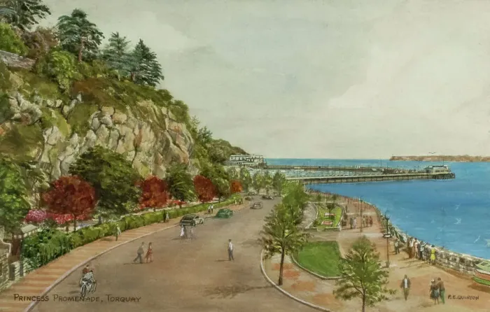 Framed Print : Princess Promenade, Torquay, Devon Framed Print : Princess Promenade, Torquay, Devon