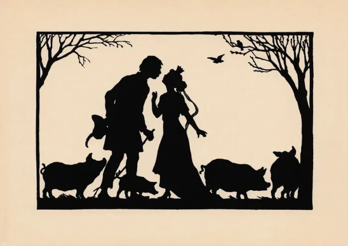 Framed Print : The Princess and the Swineherd Framed Print : The Princess and the Swineherd