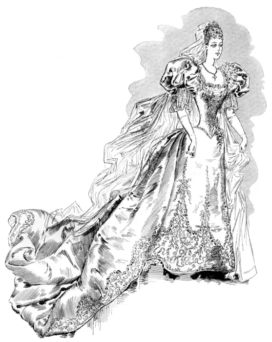 Framed Print : Princess Victoria Melita of Edinburghs wedding dress Framed Print : Princess Victoria Melita of Edinburghs wedding dress