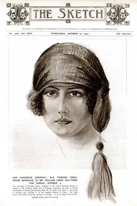 Framed Print : Princess Xenia of Russia, October 1921 Framed Print : Princess Xenia of Russia, October 1921