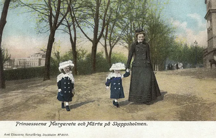 Framed Print : Princesses Margareta and Marta of Sweden on Skeppsholmen Framed Print : Princesses Margareta and Marta of Sweden on Skeppsholmen