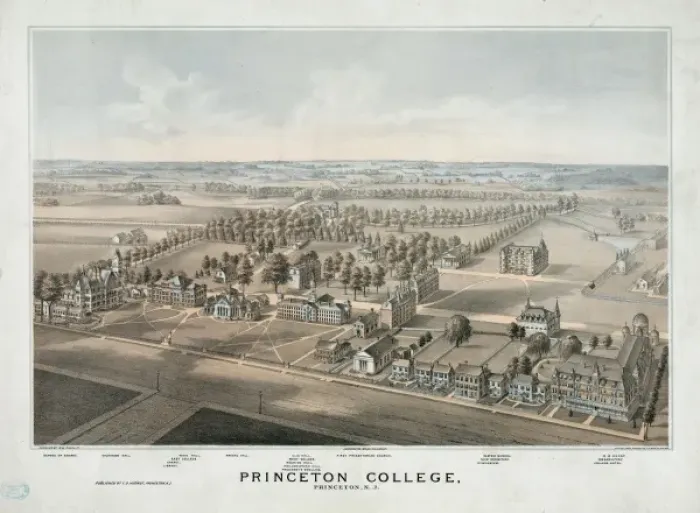 Framed Print : Princeton College, Princeton, N. J Framed Print : Princeton College, Princeton, N. J