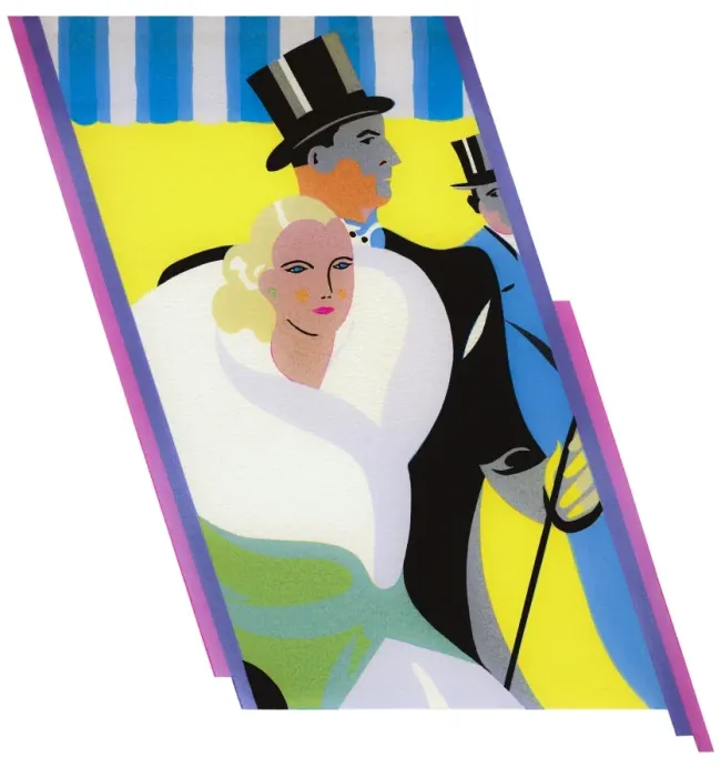 Framed Print : Print Users Yearbook -- couple in evening dress Framed Print : Print Users Yearbook -- couple in evening dress
