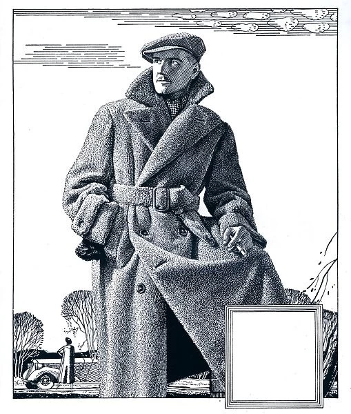 Print Users Yearbook -- man in winter coat