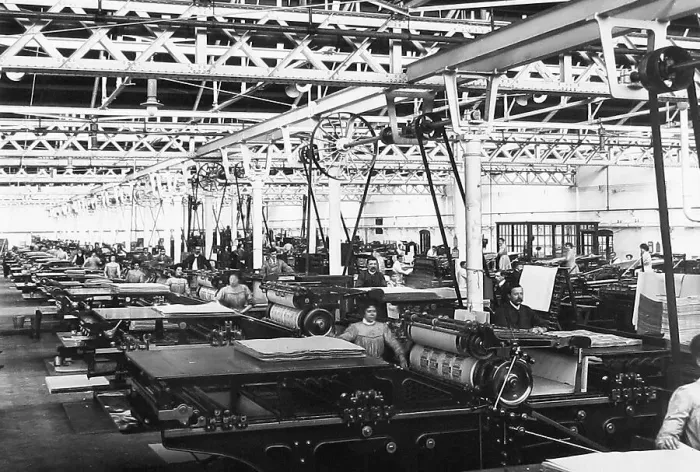 Framed Print : Printing Department, Port Sunlight soap factory, Wirral Framed Print : Printing Department, Port Sunlight soap factory, Wirral