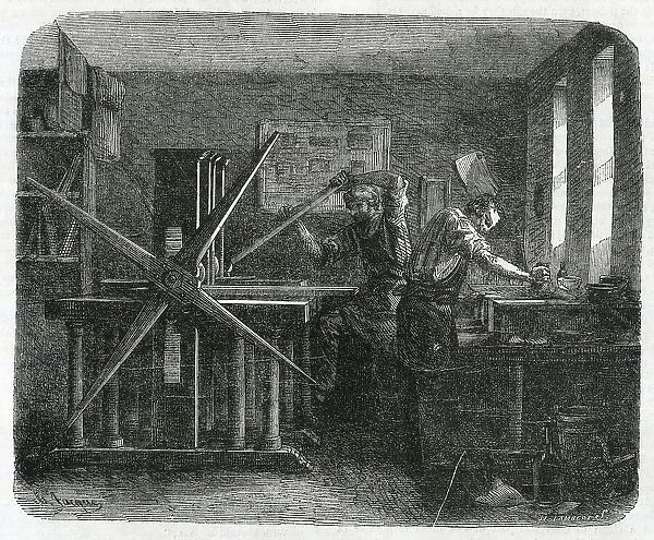 The Printing Press Room, Engraving and Printing on Copper