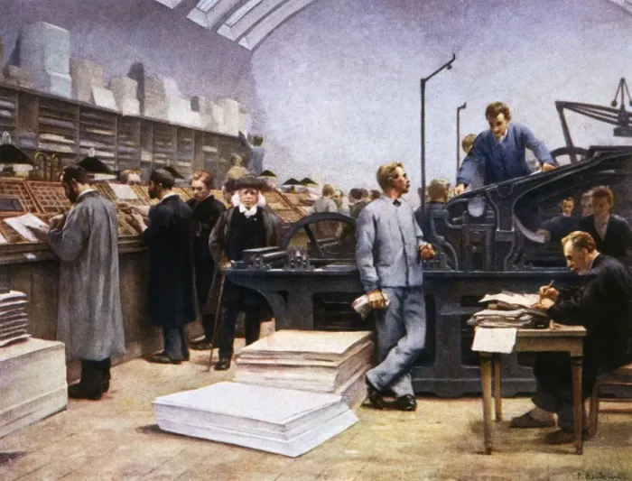 Framed Print : Printing Works, Rouen Framed Print : Printing Works, Rouen