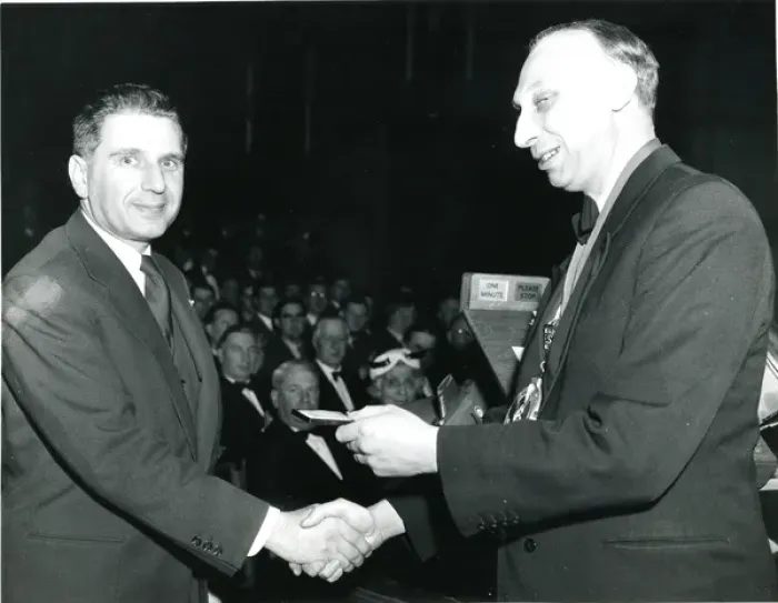 Framed Print : Prior to the 12th Louis Blriot Lecture on 12 March 1959? Framed Print : Prior to the 12th Louis Blriot Lecture on 12 March 1959?