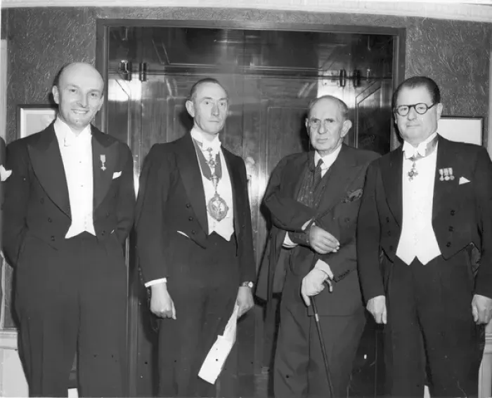 Framed Print : Prior to the 1950 Wilbur Wright lecture Framed Print : Prior to the 1950 Wilbur Wright lecture