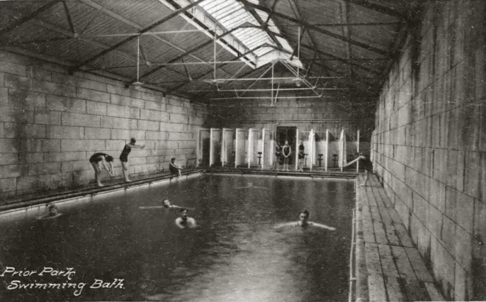 Framed Print : Prior Park Industrial School, Bath - Swimming Bath Framed Print : Prior Park Industrial School, Bath - Swimming Bath