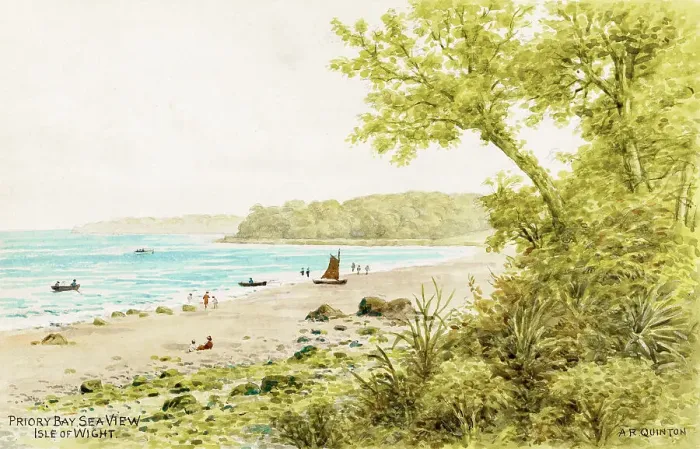 Framed Print : Priory Bay, Seaview, Isle of Wight Framed Print : Priory Bay, Seaview, Isle of Wight