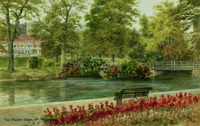 Framed Print : Priory Park, Great Malvern, Worcestershire Framed Print : Priory Park, Great Malvern, Worcestershire