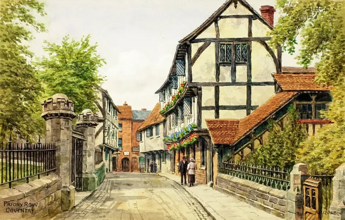 Framed Print : Priory Row, Coventry, Warwickshire Framed Print : Priory Row, Coventry, Warwickshire