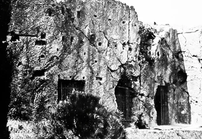 Framed Print : Prison of Socrates, Athens, Greece, early 1900s Framed Print : Prison of Socrates, Athens, Greece, early 1900s