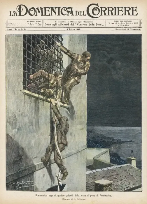 Framed Print : Prisoner Escapes / Italy Framed Print : Prisoner Escapes / Italy