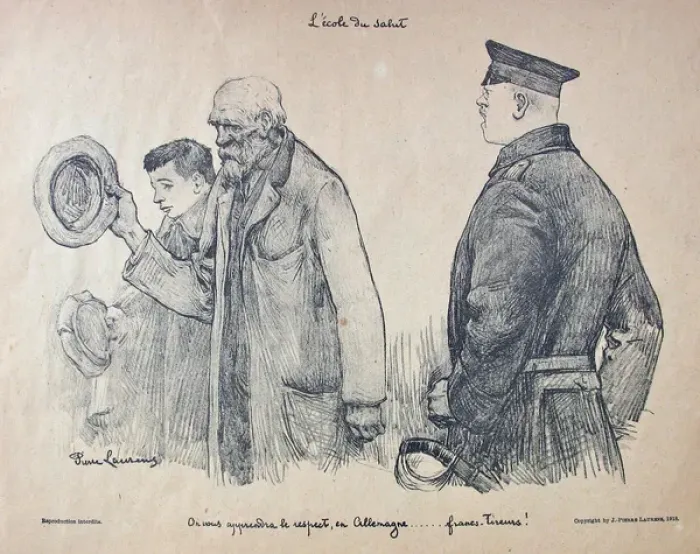 Framed Print : Prisonniers de Guerre par Jean-Pierre Laurens Framed Print : Prisonniers de Guerre par Jean-Pierre Laurens
