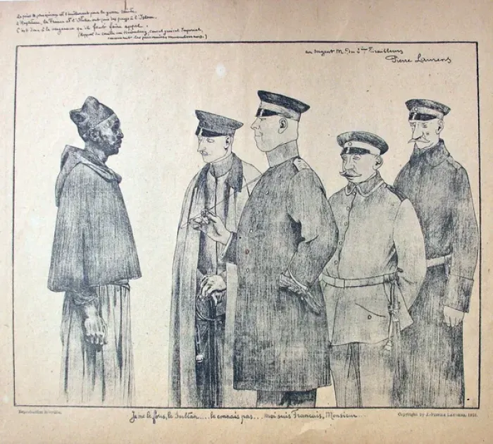 Framed Print : Prisonniers de Guerre par Jean-Pierre Laurens Framed Print : Prisonniers de Guerre par Jean-Pierre Laurens
