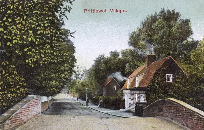 Framed Print : Prittlewell Village, Essex - bridge Framed Print : Prittlewell Village, Essex - bridge